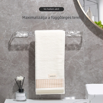 Zexi AS Falra szerelhető fürdőszobai papucs- és törölközőtartó vízelvezetővel, fúrás nélküli szerelés - testreszabható gyártás, magáncímke elérhető