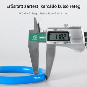 Jiajiang Key Ring Lock – Hordozható kerek kerékpárzár, megerősített acélsodronnyal (amerikai stílus)