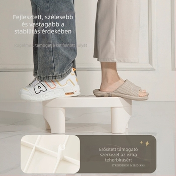 Műanyag vécé-lábtartó ülőke, Friendly márka, nem összecsukható, háztartási használatra, Taizhouban gyártva