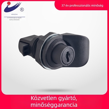 Hengzhu MS750 Zár elektromos szekrény ajtajához – push-típusú műanyag zár, Ball lock, PA6