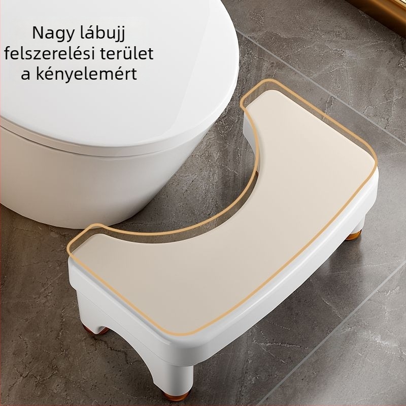 Állítható toalett lábtámasz, PP anyag, nem összecsukható, Márka: Egyéb