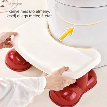 Műanyag WC-lábstámasz, nem összecsukható, modell 9061