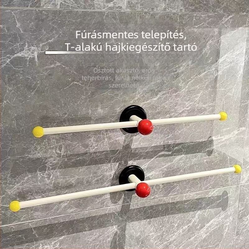 Fali tartó haj tartozékokhoz - fém és PP, Yijuju márka, modell xxx4564879, nemzetközi export-exkluzív ellátási forrás