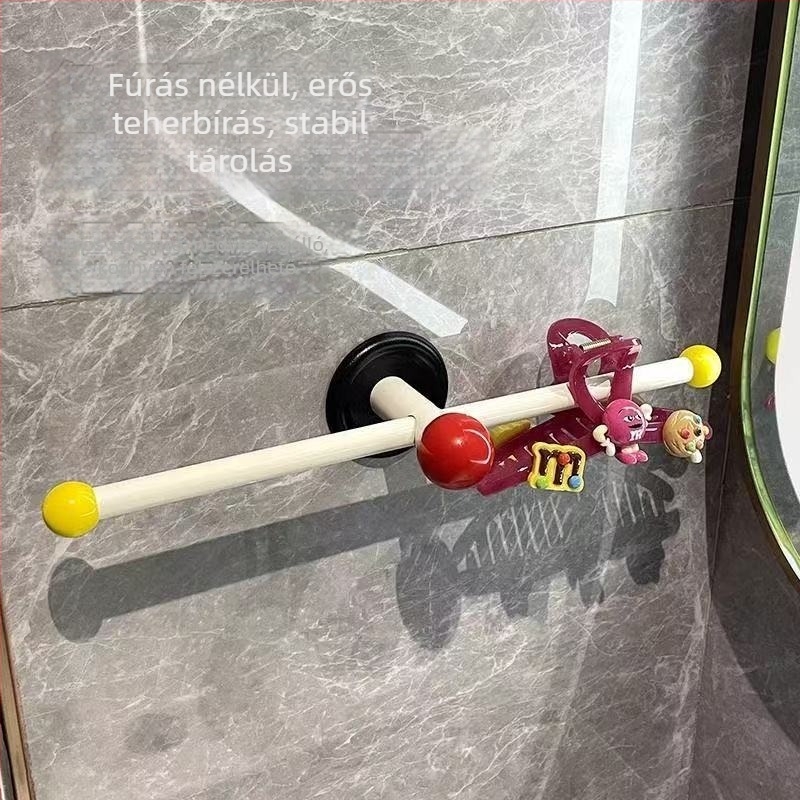 Fali tartó haj tartozékokhoz - fém és PP, Yijuju márka, modell xxx4564879, nemzetközi export-exkluzív ellátási forrás