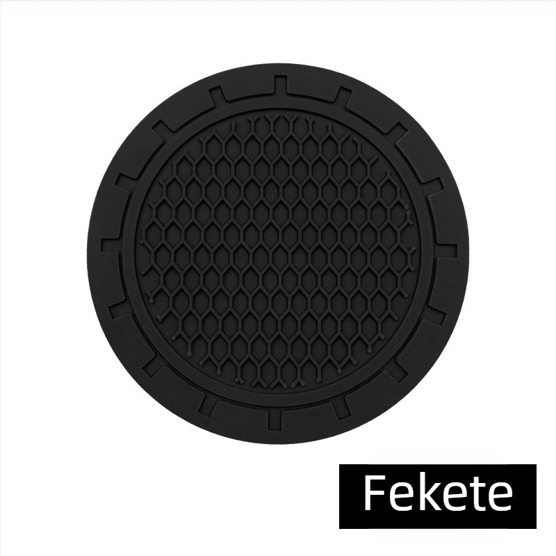 Autó pohár alátét PVC-ből méhsejt szerkezettel, Haoli logó nyomtatva, csúszásmentes