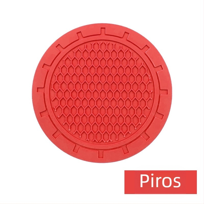 Autó pohár alátét PVC-ből méhsejt szerkezettel, Haoli logó nyomtatva, csúszásmentes