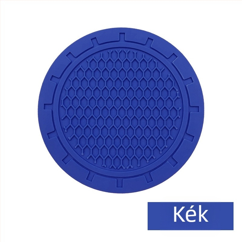 Autó pohár alátét PVC-ből méhsejt szerkezettel, Haoli logó nyomtatva, csúszásmentes