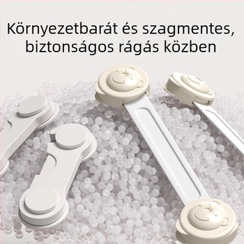 Csecsemőbiztonsági zár fiókok és szekrényajtókhoz – megakadályozza az ajtó nyitását és az ujjak csípését (Modell: Standard; Anyag: Standard; Termékszám: TTT1004011987; Stílus: Modern Minimalista)