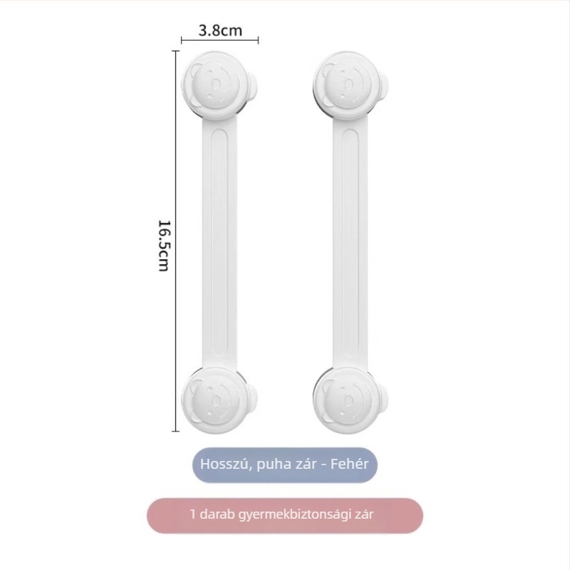 Csecsemőbiztonsági zár fiókok és szekrényajtókhoz – megakadályozza az ajtó nyitását és az ujjak csípését (Modell: Standard; Anyag: Standard; Termékszám: TTT1004011987; Stílus: Modern Minimalista)