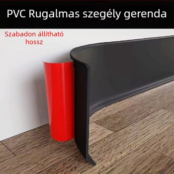 PVC öntapadós lábazati panel falra és lépcső sarokhoz, modell L100, modern minimalist stílus