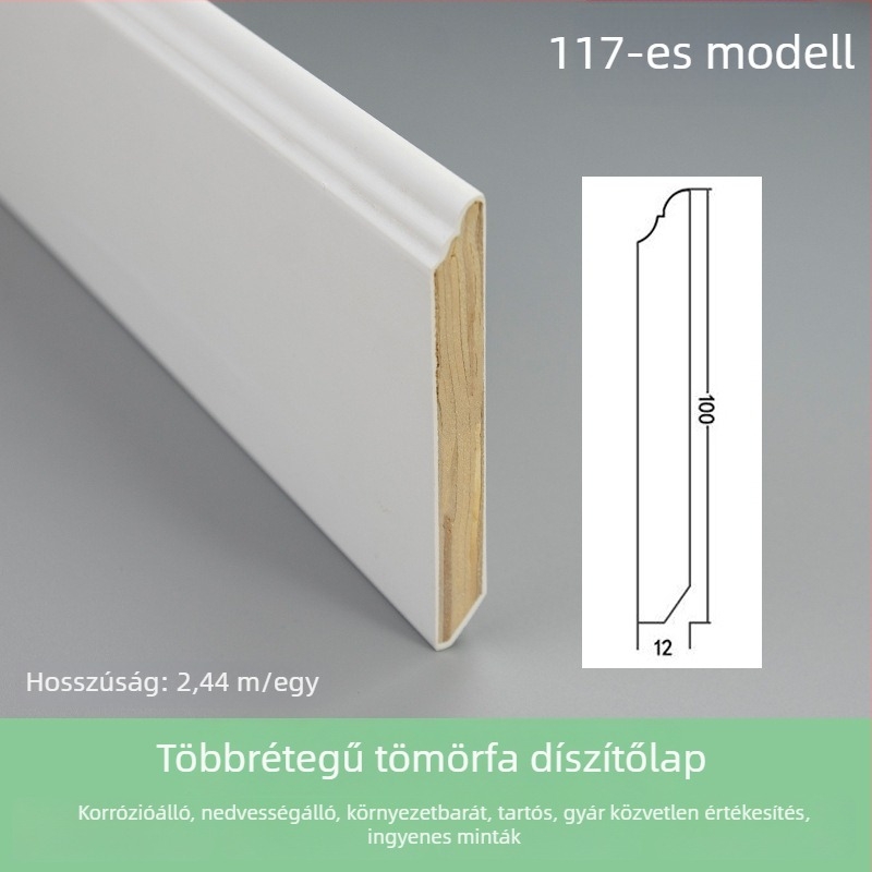 Weihuang lábazati deszka – többszörös rétegű fa, európai stílus, modell: Skirting, stílus: modern egyszerűség, könnyű luxus, eredet: Guangzhou