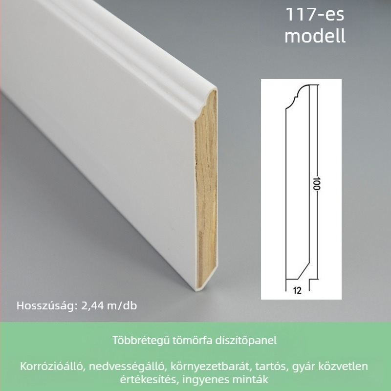 Weihuang lábazati deszka – többszörös rétegű fa, európai stílus, modell: Skirting, stílus: modern egyszerűség, könnyű luxus, eredet: Guangzhou