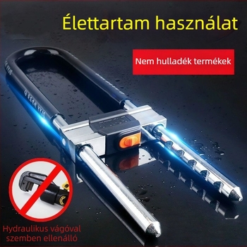 Ü- alakú zár üvegezett ajtókhoz, rozsdamentes acélból, modell 1, kültéri használatra, Új kínai stílus