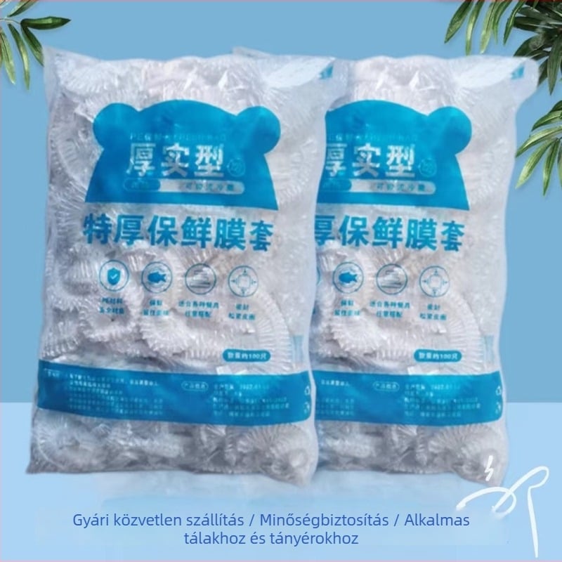 Egyszer használatos étkezési minőségű fóliakészlet PE-ből, 12+ darab, multifunkcionális