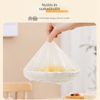 Egyszer használatos műanyag fedő tálakhoz, rugalmas szájjal, élelmiszer-tárolásra