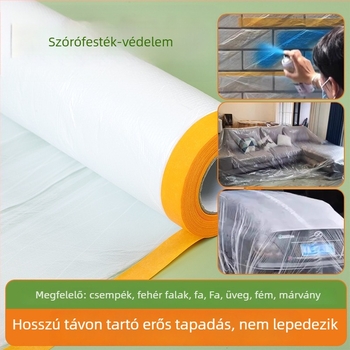 Guokang Átlátszó Bútorvédő — Vastagított Egyszerhasználatos Műanyagfilm, Porvédő Otthoni Dekorációhoz, Testreszabható