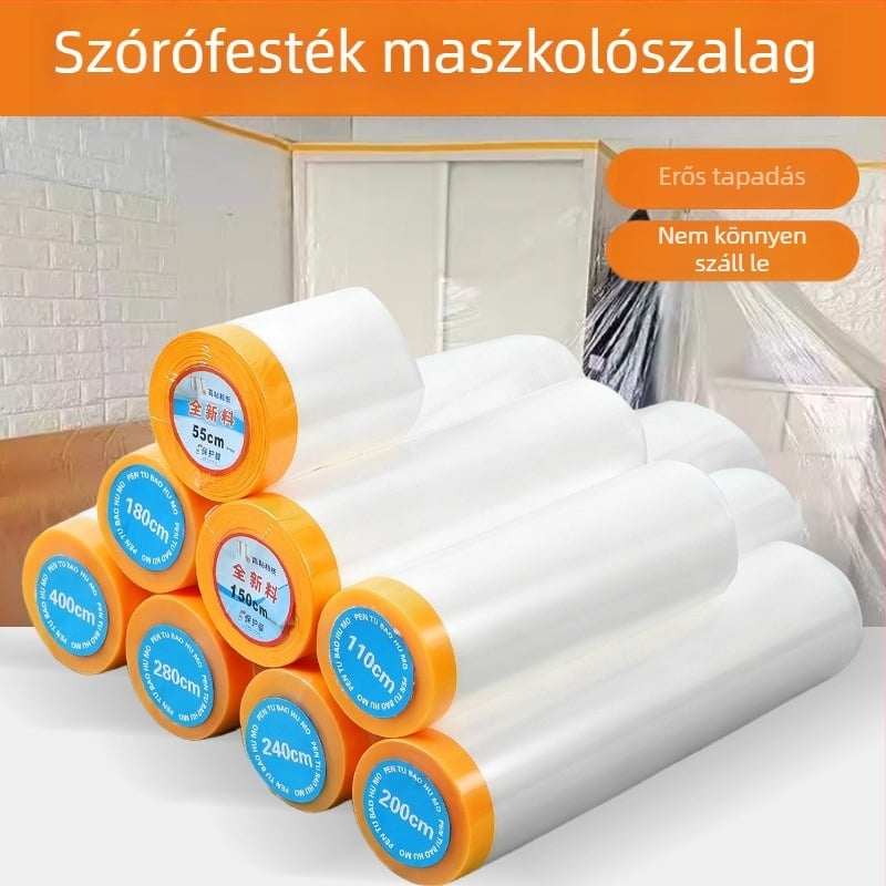 Guokang Átlátszó Bútorvédő — Vastagított Egyszerhasználatos Műanyagfilm, Porvédő Otthoni Dekorációhoz, Testreszabható