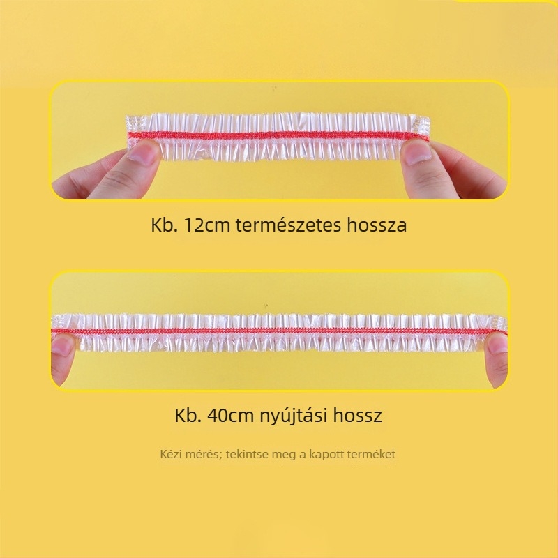 Dongtai Műanyag Frissességfedő, Egyszer használatos, Vastabb és Szélesebb, 100 Darabos Csomag