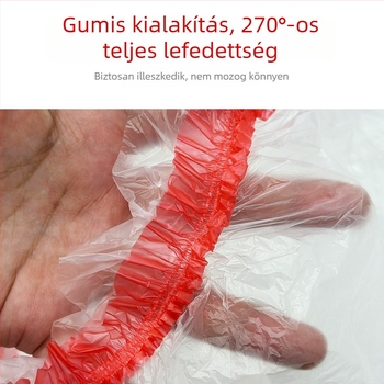 Egyszer használatos műanyag porvédő huzat az ágyhoz – kör alakú, átlátszó, bútorok védelmére