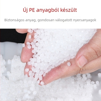 Egyszer használatos műanyag porvédő huzat az ágyhoz – kör alakú, átlátszó, bútorok védelmére