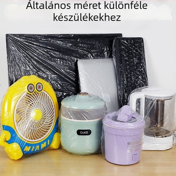 Golden Rabbit Megvastagodott porvédő fedél háztartási eszközökhöz: rizsfőző, mikrohullámú sütő és ventilátor | Anyag: Műanyag (PE/Polietilén) | Modell: Megvastagított nagy porvédő