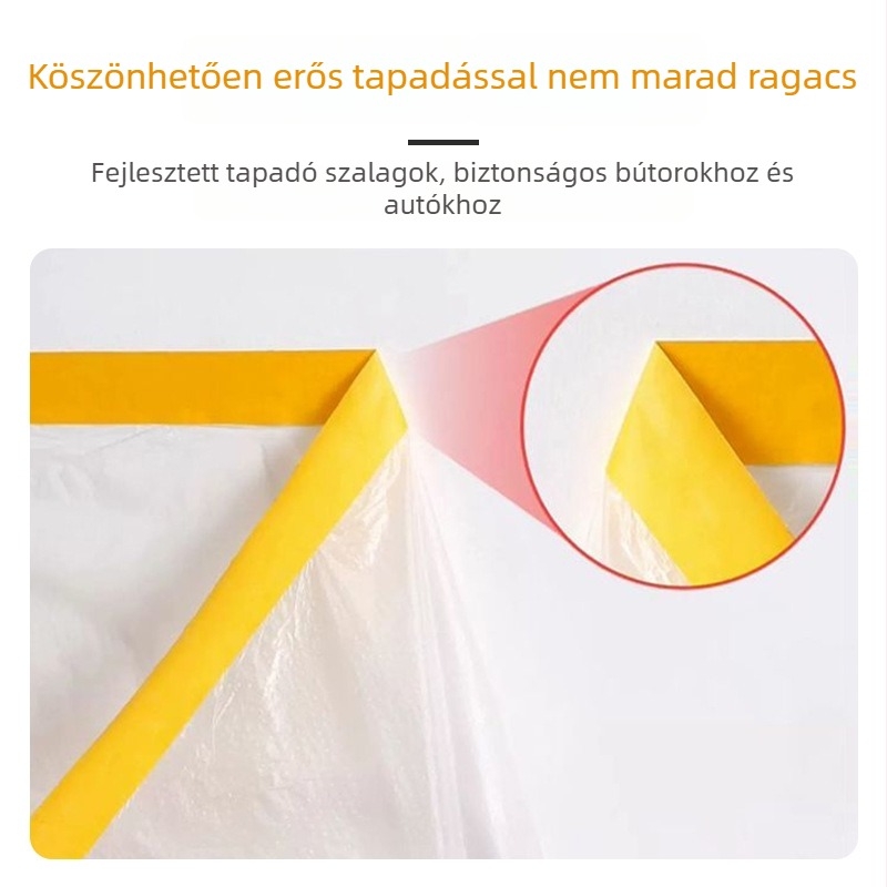 Téglalap alakú műanyag védőfilm bútorok dekorációjához és kollégiumi használathoz; átlátszó, logó nyomtatás, testreszabható és méretre vágható.