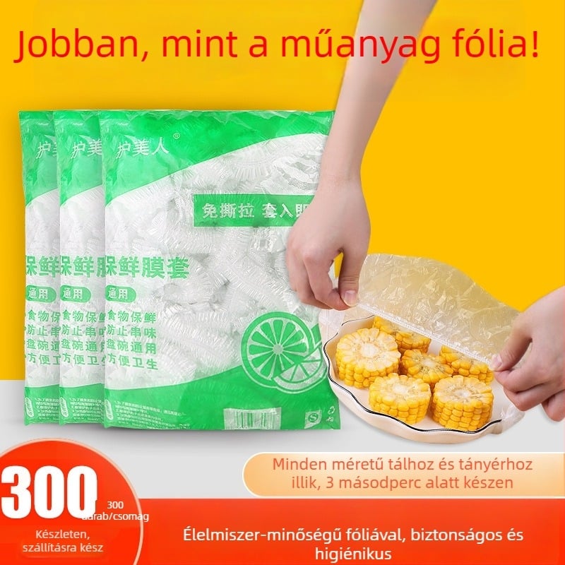 Műanyag fólia fedők, porvédők, 3-5 db/set, 300 db/karton, eredet: Anhui tartomány