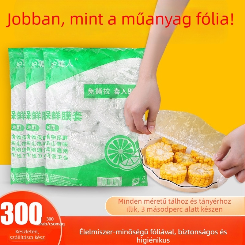 Műanyag fólia fedők, porvédők, 3-5 db/set, 300 db/karton, eredet: Anhui tartomány