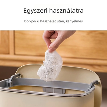 Univerzális egyszer használatos porvédő huzat a bőrönd kerekéhez — nemszőtt anyag, elasztikus, alkalmas bőröndökhöz, asztalokhoz és székekhez