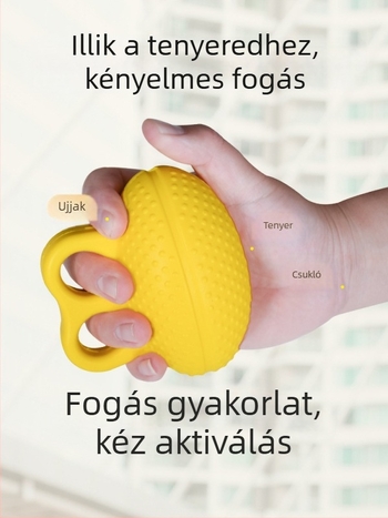 Fogás erő edző golyó - PU anyagból, ujjgyakorlat és csukló rehabilitációhoz, felnőtteknek