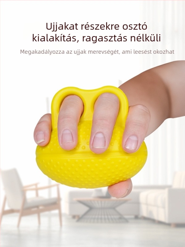 Fogás erő edző golyó - PU anyagból, ujjgyakorlat és csukló rehabilitációhoz, felnőtteknek