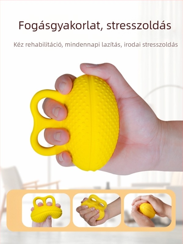 Fogás-erősítő és ujjak edző – PU golyóval a kéz, ujjak és csukló edzéséhez