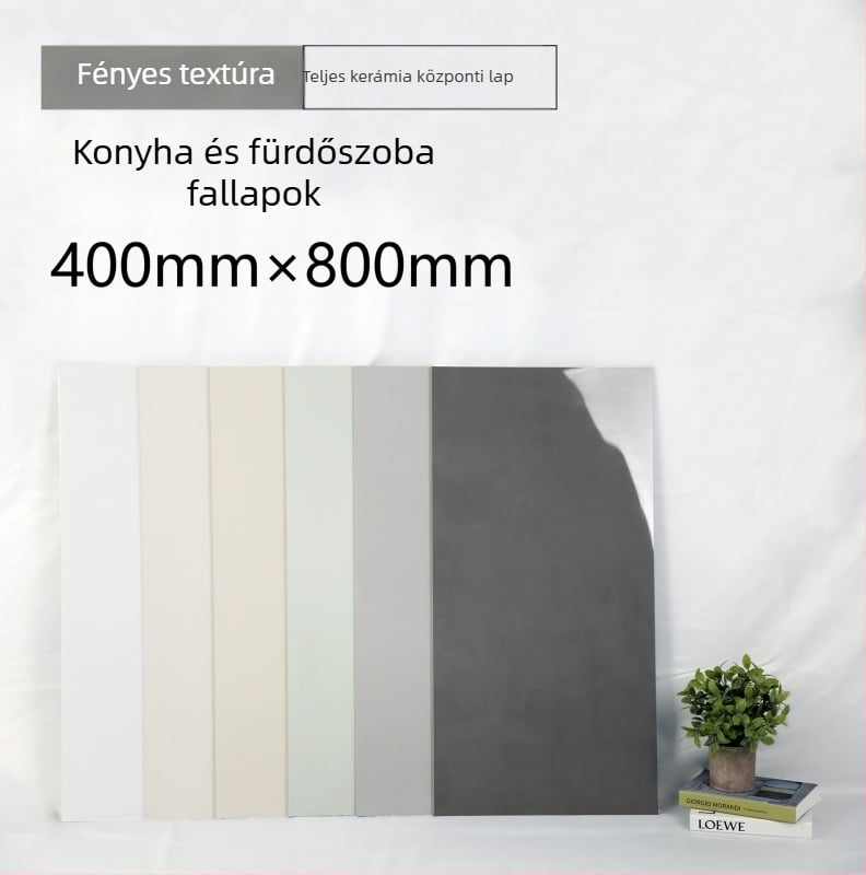 Fényes beltéri falipla, Bright micro cement sorozat, mikrocement burkolat, csúszásmentes, fürdőszobai falakhoz