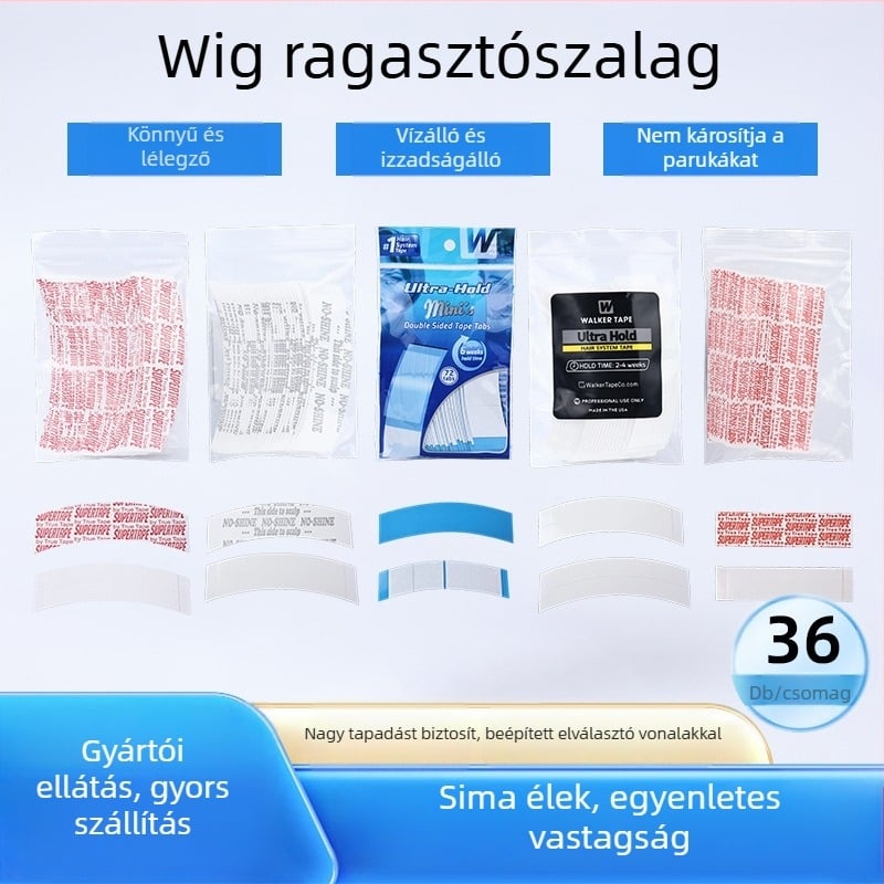 Ultra Hold paróka ragasztó - Kétoldalas ragasztó parókákhoz és csipkés parókákhoz