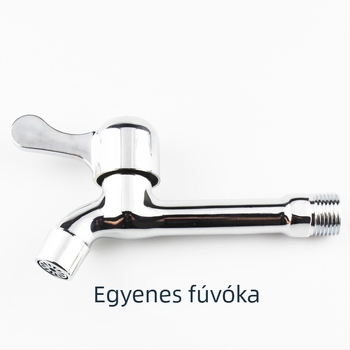 Kiterjesztett mosógép csaptele falba szerelhető, kettős használatú, cink ötvözet, 15 mm bemenet, 20 mm szelepfülő, 1,6 MPa