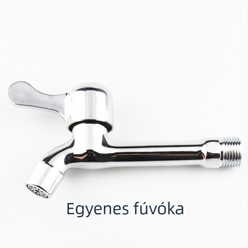 Kiterjesztett mosógép csaptele falba szerelhető, kettős használatú, cink ötvözet, 15 mm bemenet, 20 mm szelepfülő, 1,6 MPa