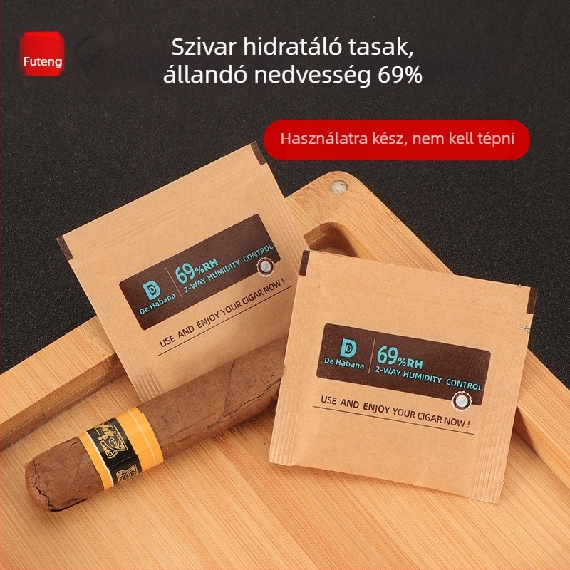 Forten Szivar Nedvesítő Táska, 69% relatív páratartalom, Boveda Humidipak 8g, újrahasználható