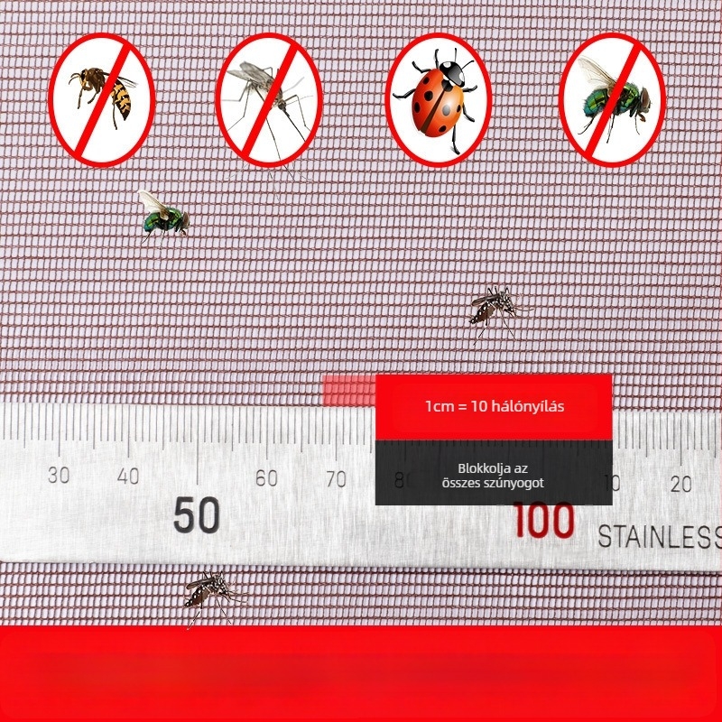 Ajtó szúnyogháló-függöny a hálószobába, modern, minimalist stílus, növényi mintázat