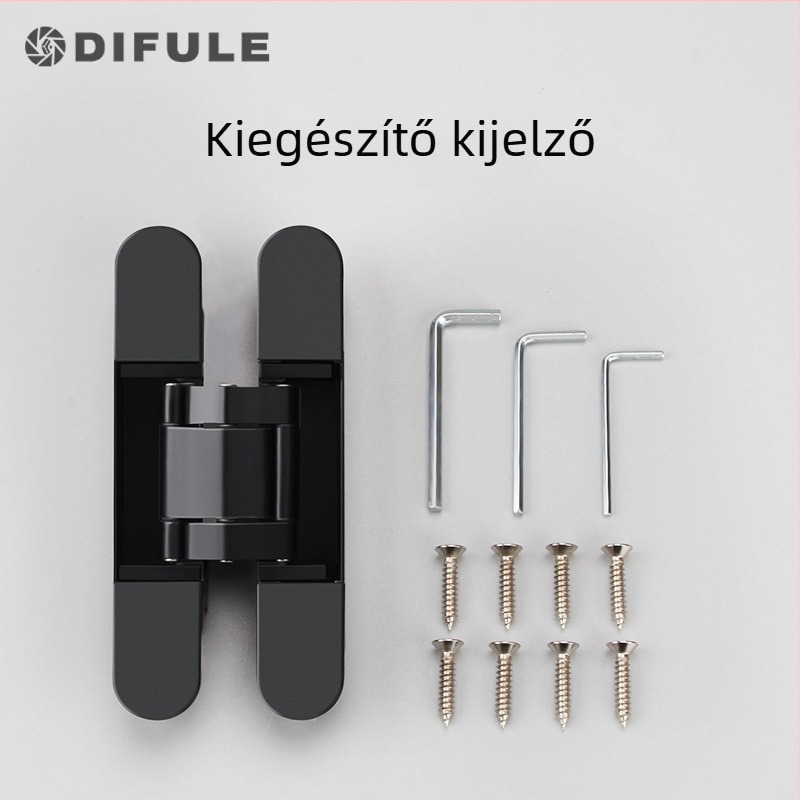 DIFULE 3D Állítható keresztpánt, H-alakú, cinkötvözet