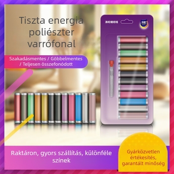Poliészter varrószál, Clean Energy márka, háztartási használatra, modern minimalista stílus