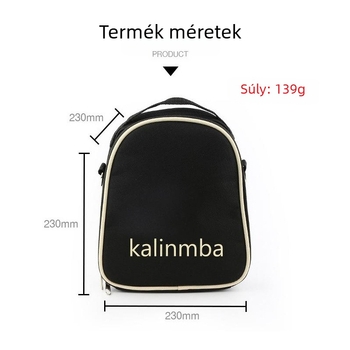 17-tónus Kalimba hátizsák — Szitanyomás, csomagolási célra