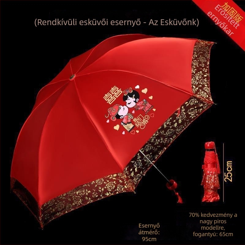 Összecsukható esernyő, etnikus stílus, ív 50-55 cm, alumínium bordák és oszlop, UPF 40+