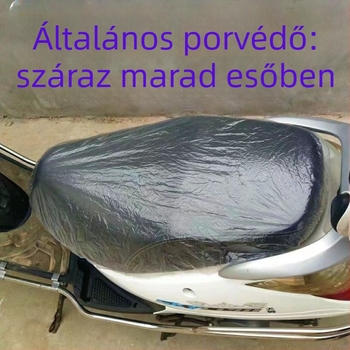 Egyszer használatos porvédő sapka univerzális típusú konyhai légsütőhöz, átlátszó, elasztikus pánttal, két darabos készlet, -60°C–140°C hőállóság