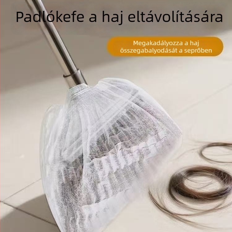 Egyszer használatos seprű porvédő – nemszőtt anyagból, egyszerű modern stílus, otthoni használatra