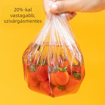 Élelmiszerfrissítő fólia, PE/Polietilén, -60°C–100°C hőállóság, 12+ db, 36 hónap eltarthatóság