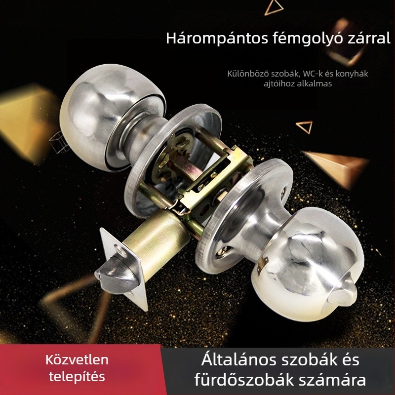 Gu Rui 588 Rozsdamentes acél ajtózár beltéri ajtókhoz