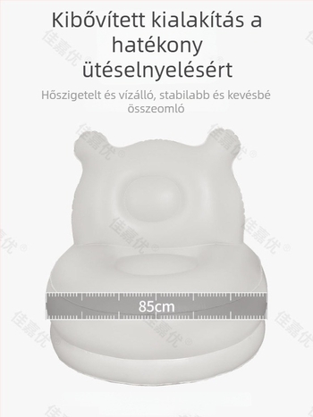 Egyszemélyes felfújható ágy-kanapé beépített pumpával, extra magas és extra vastag PVC felülettel, Jia Jia You