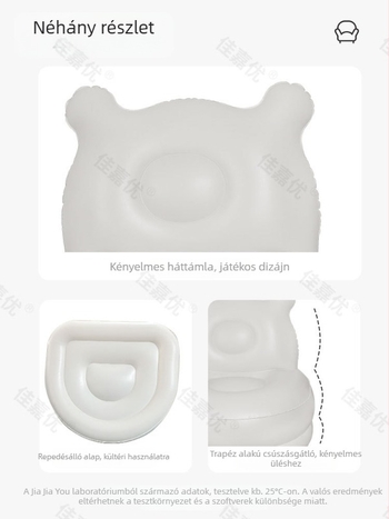 Egyszemélyes felfújható ágy-kanapé beépített pumpával, extra magas és extra vastag PVC felülettel, Jia Jia You