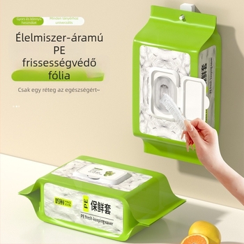 Élelmiszer-minőségű fóliafedő, vastagabb kivitel, porvédő, multifunkcionális (200 g, 100 db, Linyi, Shandong)