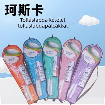 K310 tollaslabdaütő, vázzal vasötvözet, nylon húrok, 95–100 g, egyenes nyelet